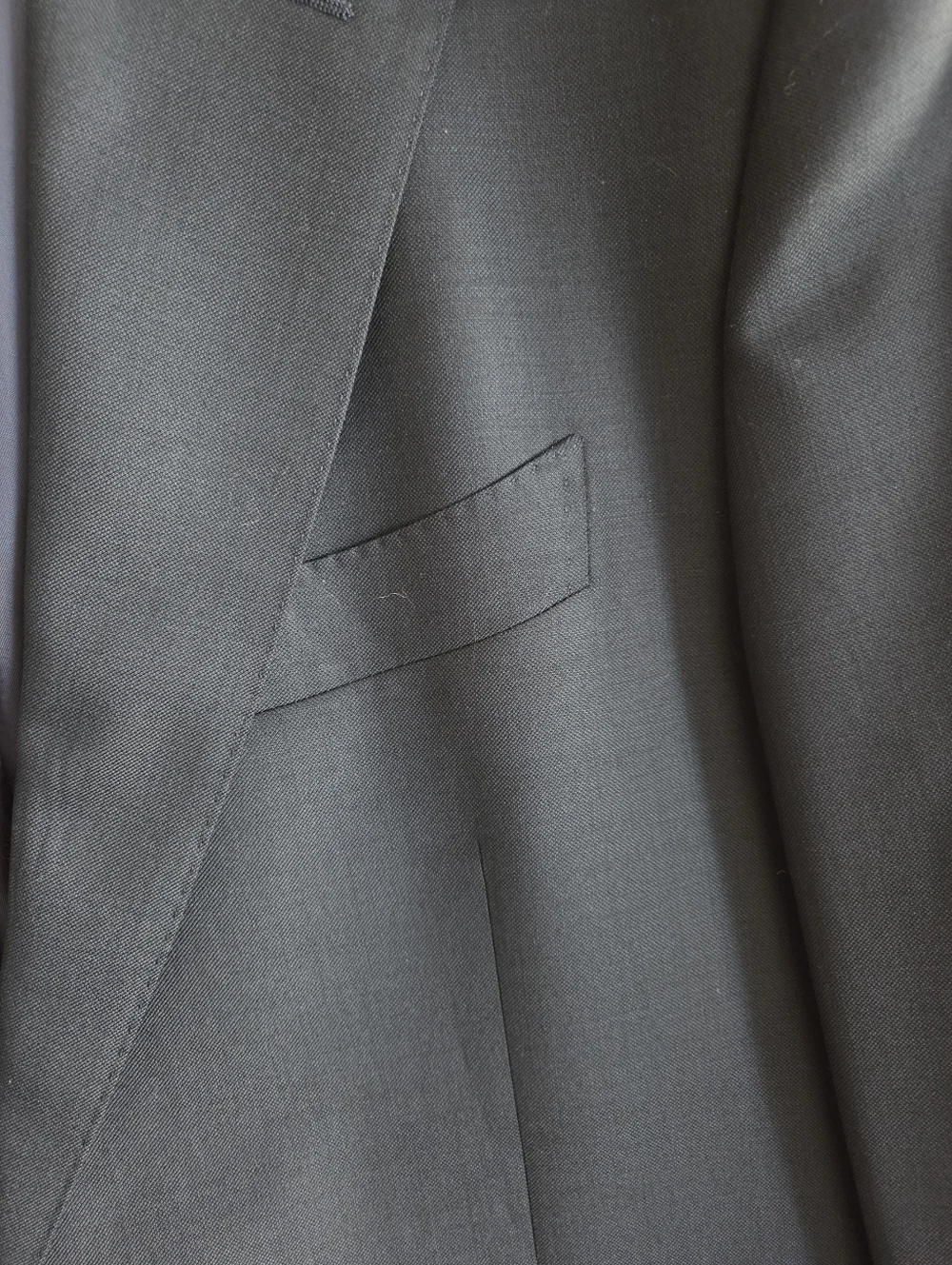 SUITSUPPLY Lazio Suit Jacket Navy Wool Size 40L